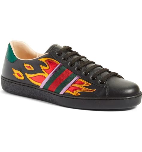 gucci ace sneakers flames|gucci ace sneakers nordstrom.